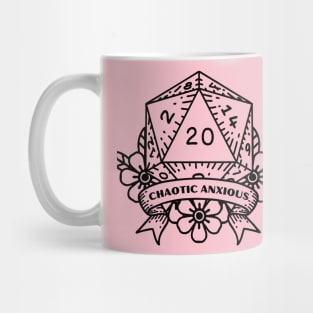 Chaotic Anxious - DND Dice Design Mug